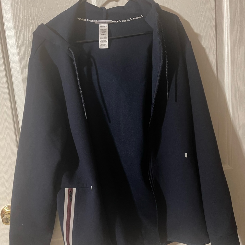 Reebok Navy Blue Hoodie Jacket